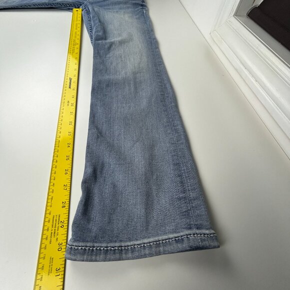 BKE Buckle Jeans Women‎ 32x30.5 Sabrina Blue Stretch Low-Rise Straight Leg Denim - Picture 9 of 14